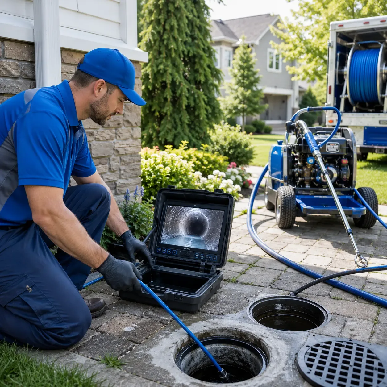 Outdoor drain cleaning professionals serving Pomona, KS