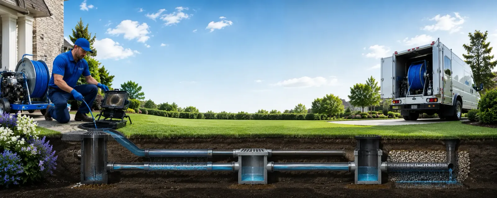 Outdoor drain cleaning information for Pomona, KS